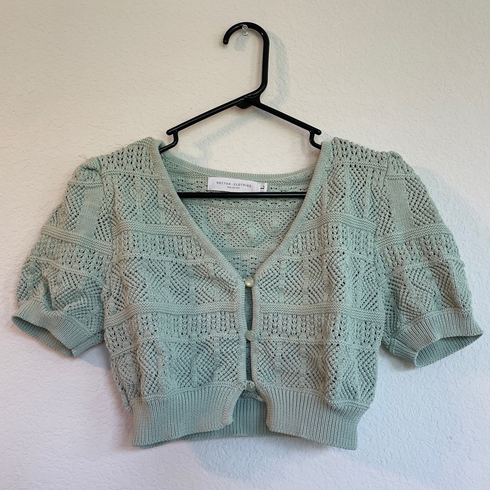 Nectar Clothing crochet crop top